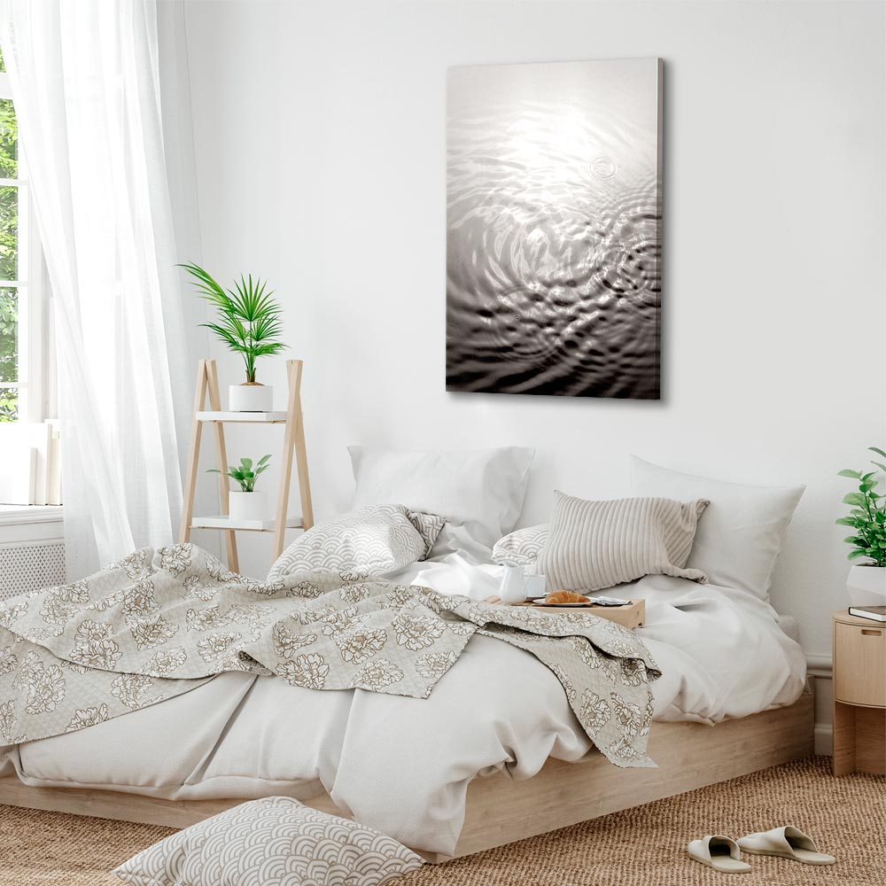 Water Surface Waves Vertical Canvas Print