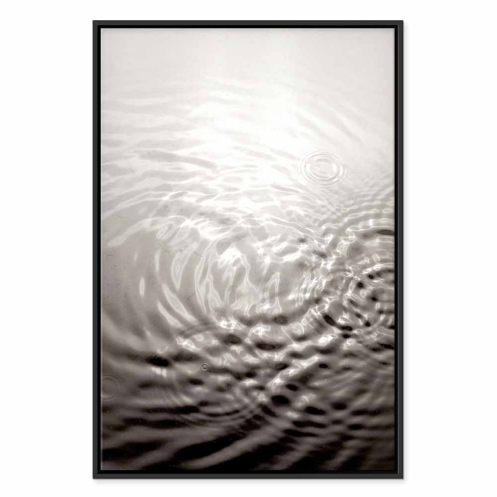 Water Surface Waves Vertical Canvas Print