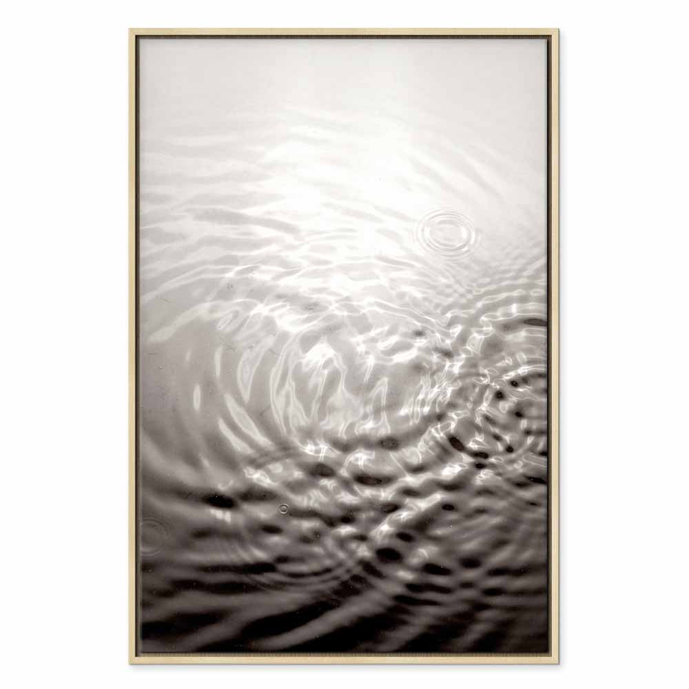 Water Surface Waves Vertical Canvas Print