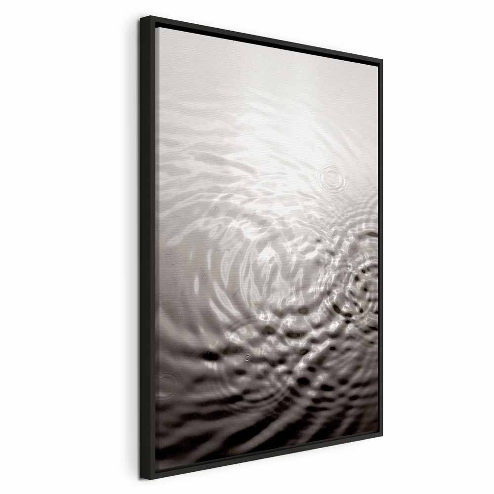 Water Surface Waves Vertical Canvas Print