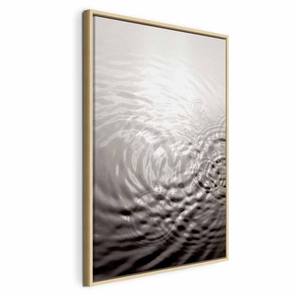 Water Surface Waves Vertical Canvas Print