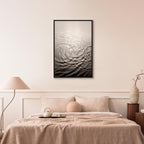 Water Surface Waves Vertical Canvas Print