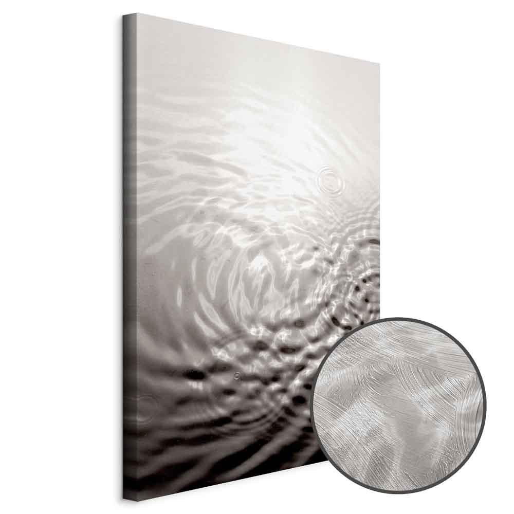 Water Surface Waves Vertical Canvas Print