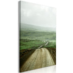 Canvas Print Road Across the Plains Vertical