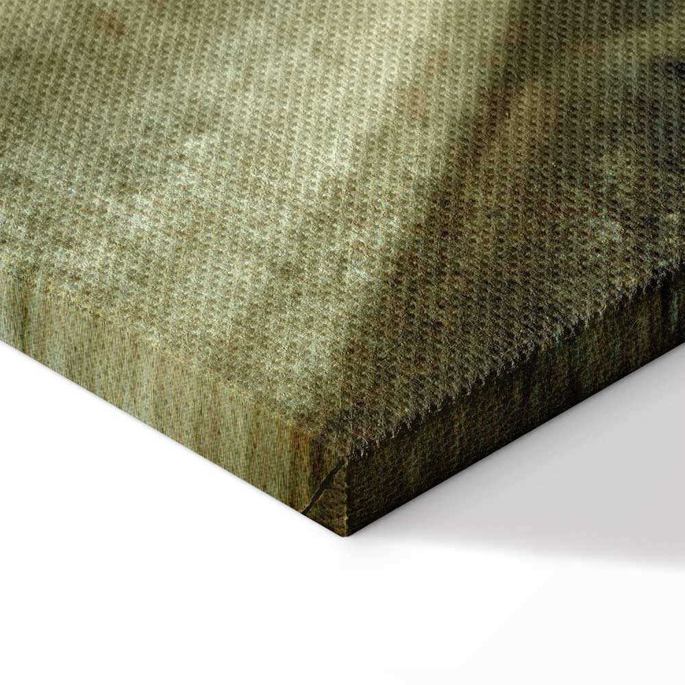 Road Across Plains Landscape Canvas Print