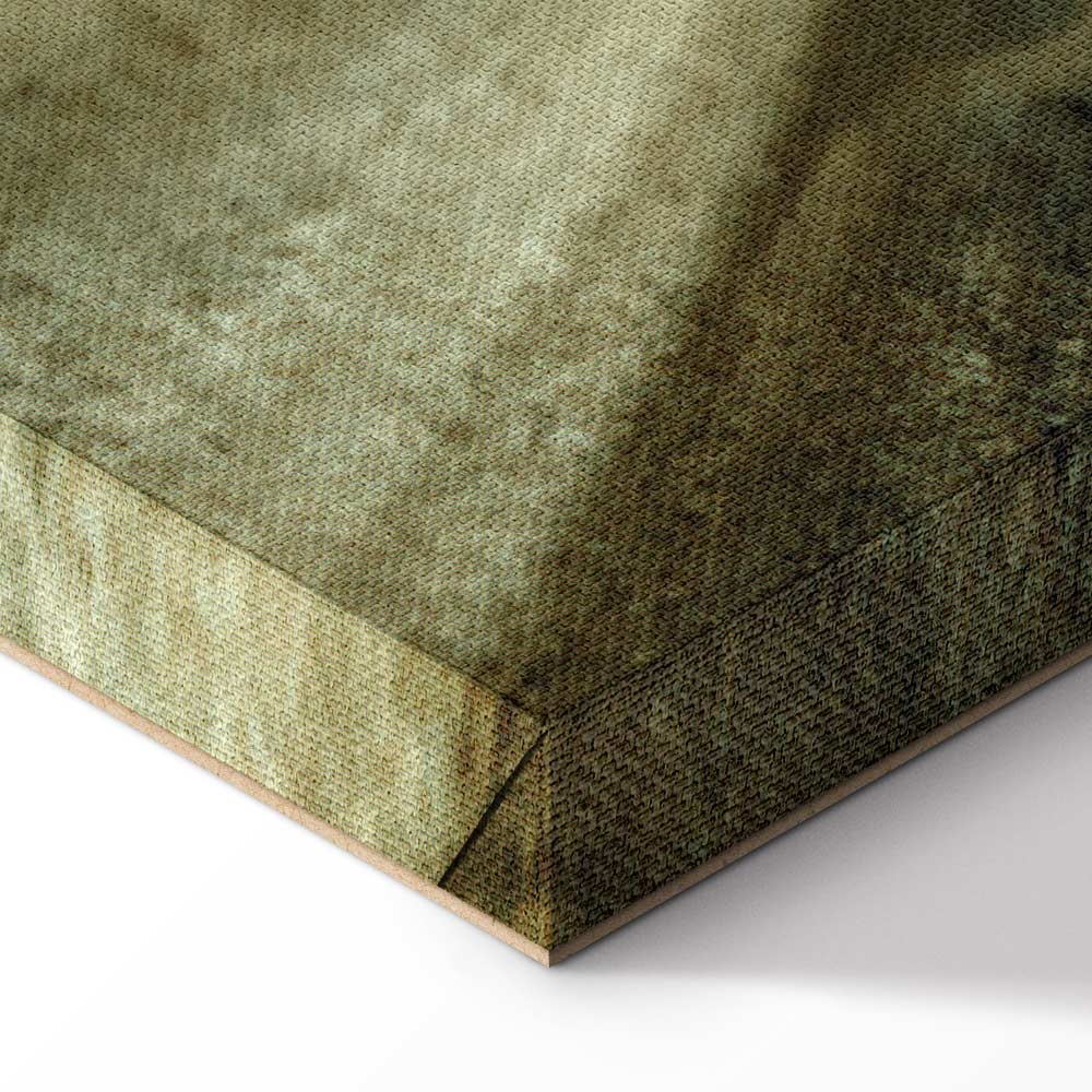 Road Across Plains Landscape Canvas Print