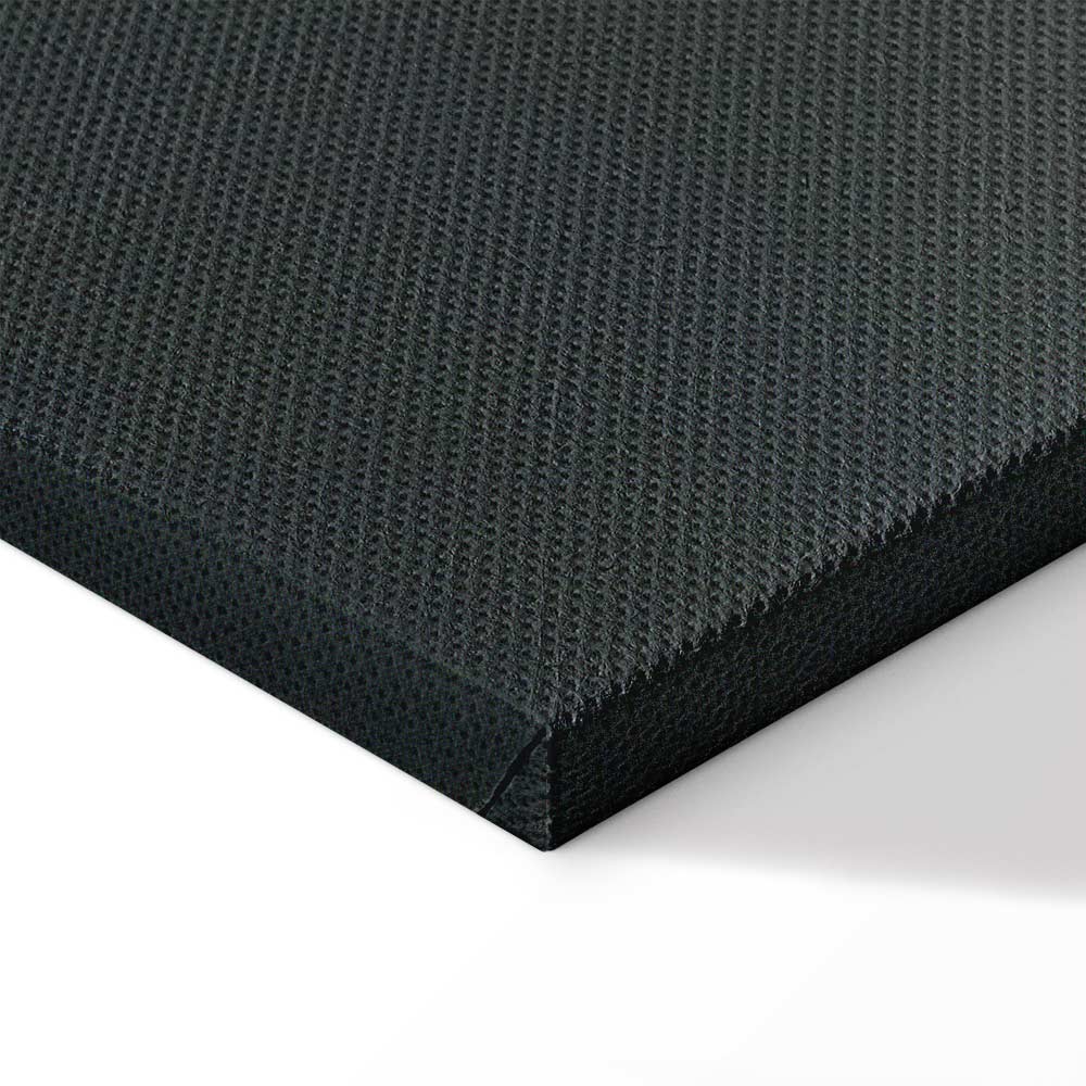 Forest Fog Landscape Vertical Canvas Print