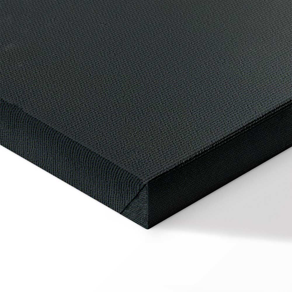 Forest Fog Landscape Vertical Canvas Print