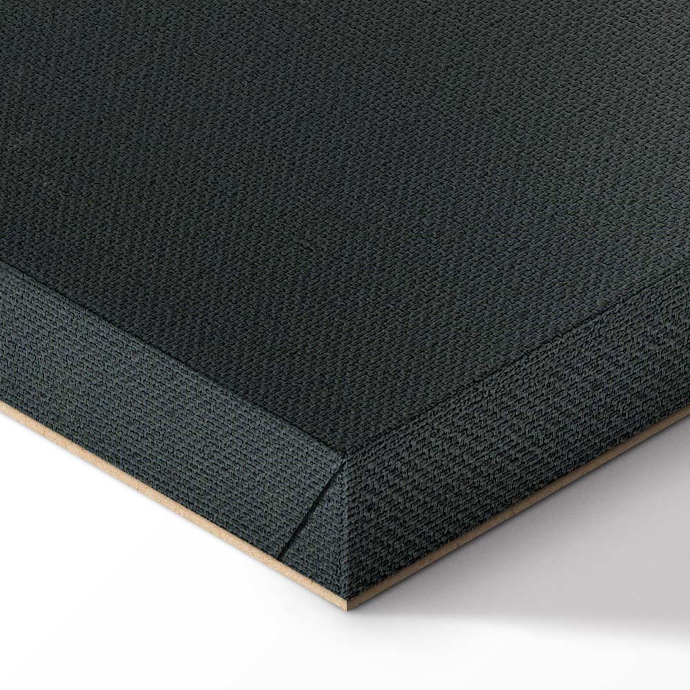 Forest Fog Landscape Vertical Canvas Print