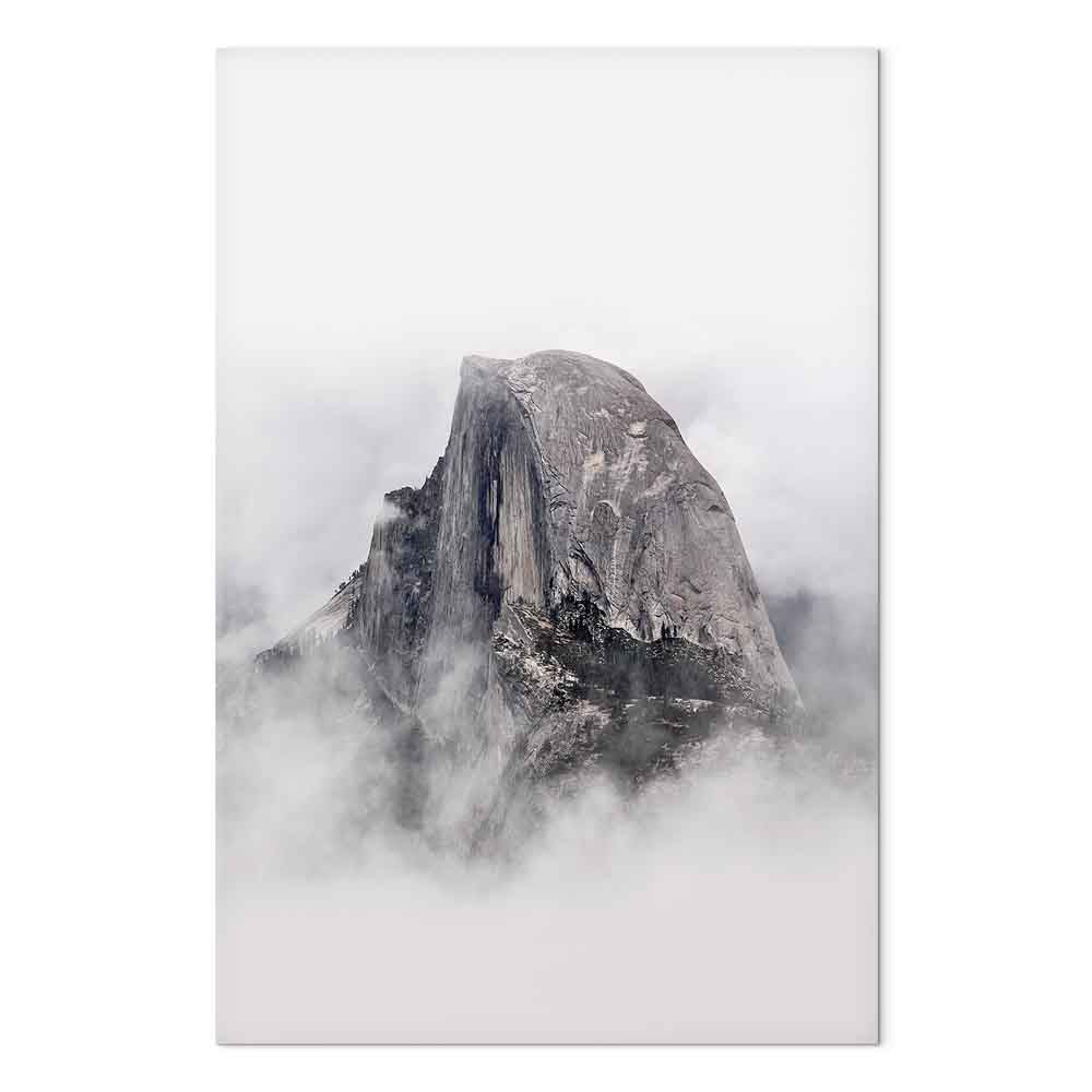 Half Dome Mountain Landscape Canvas Print