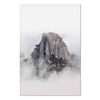 Half Dome Mountain Landscape Canvas Print