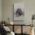 Half Dome Mountain Landscape Canvas Print