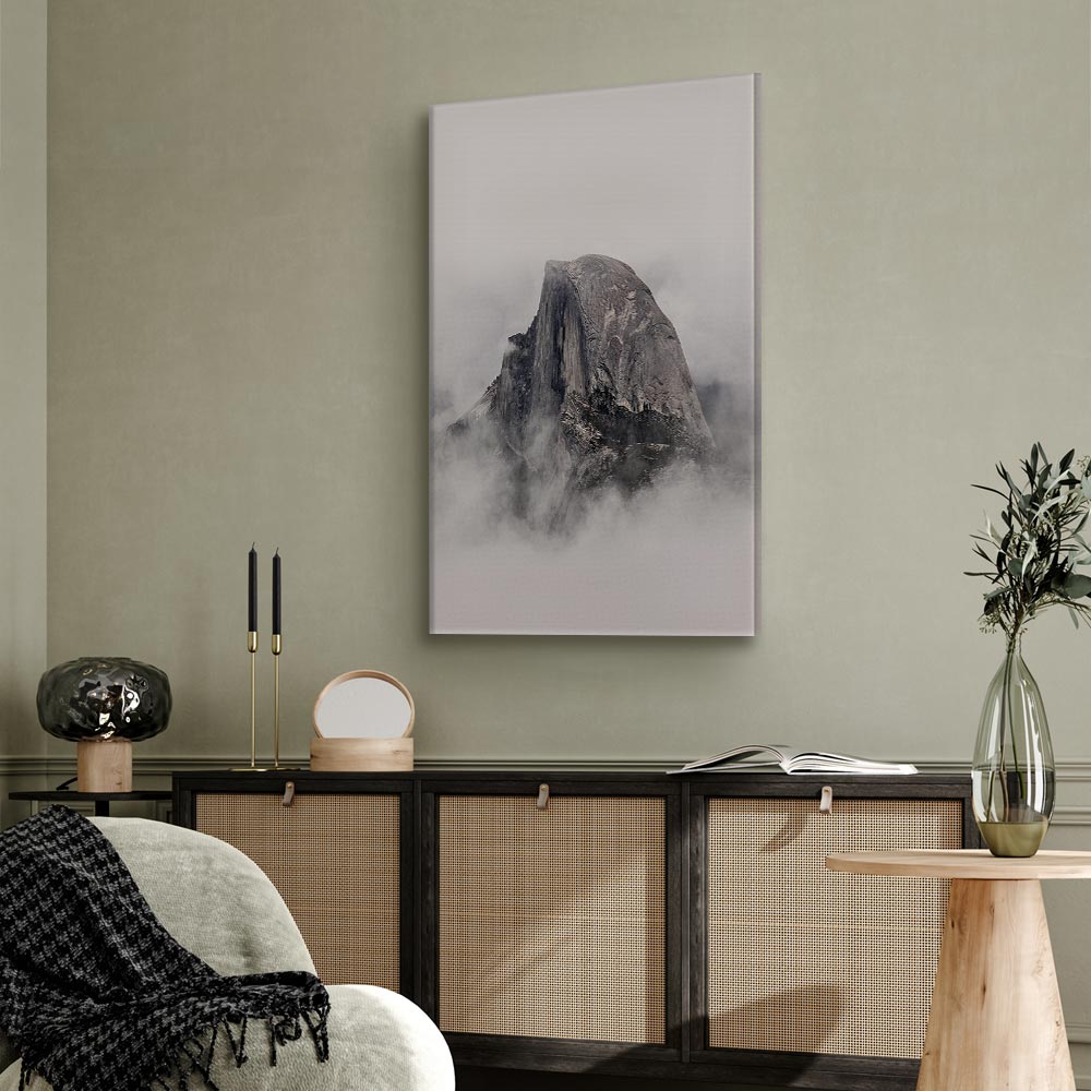 Half Dome Mountain Landscape Canvas Print
