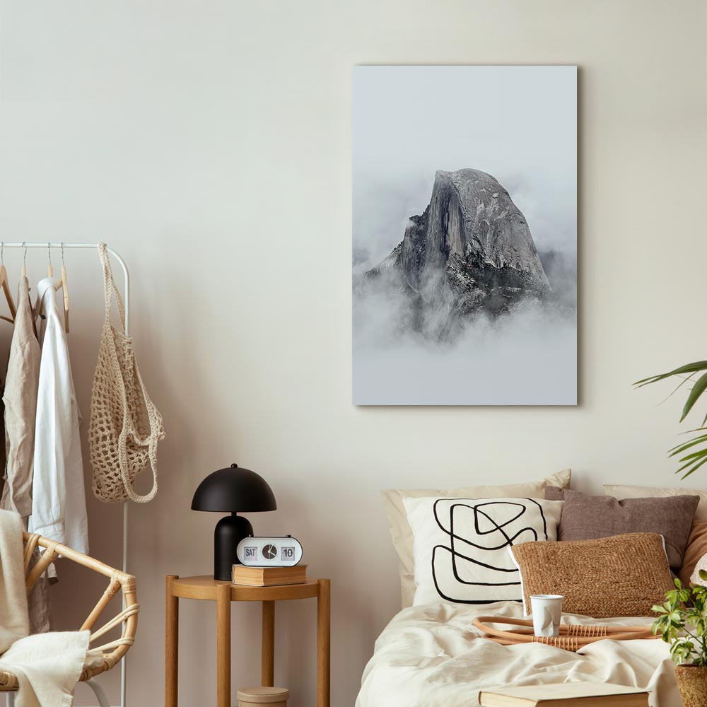 Half Dome Mountain Landscape Canvas Print