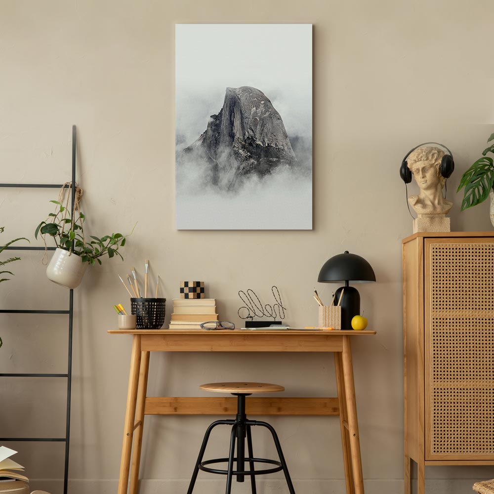 Half Dome Mountain Landscape Canvas Print