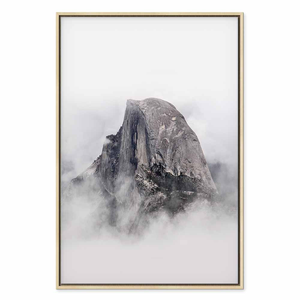 Half Dome Mountain Landscape Canvas Print