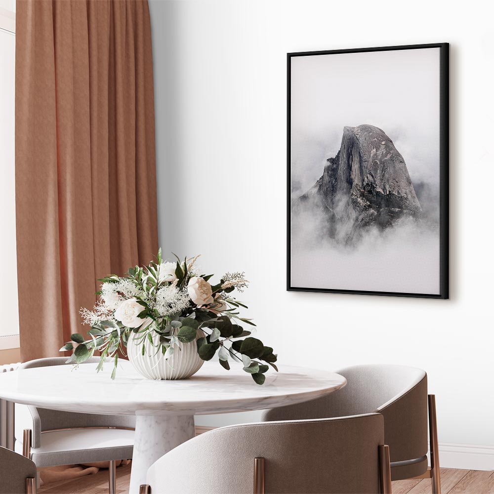Half Dome Mountain Landscape Canvas Print