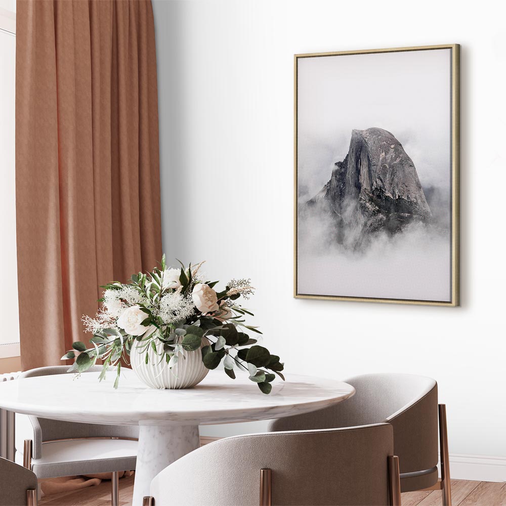 Half Dome Mountain Landscape Canvas Print