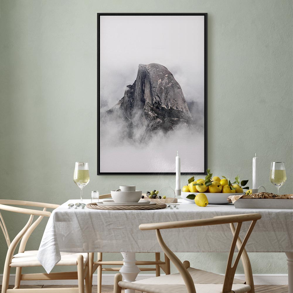 Half Dome Mountain Landscape Canvas Print