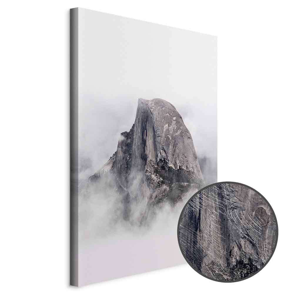 Half Dome Mountain Landscape Canvas Print