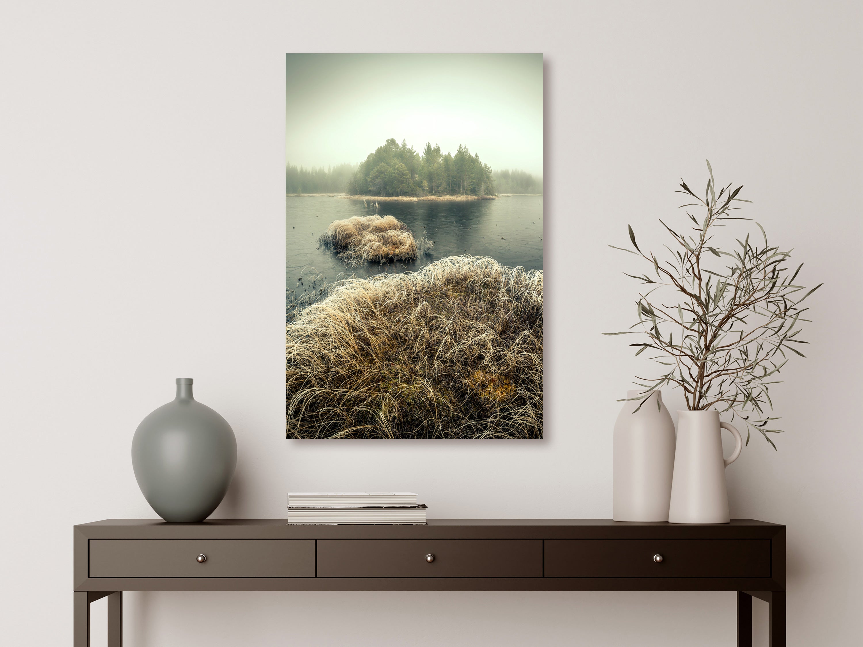 Canvas Print - Autumn in the Wetlands (Vertical)