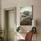 Autumn Wetlands Lake Landscape Canvas Print