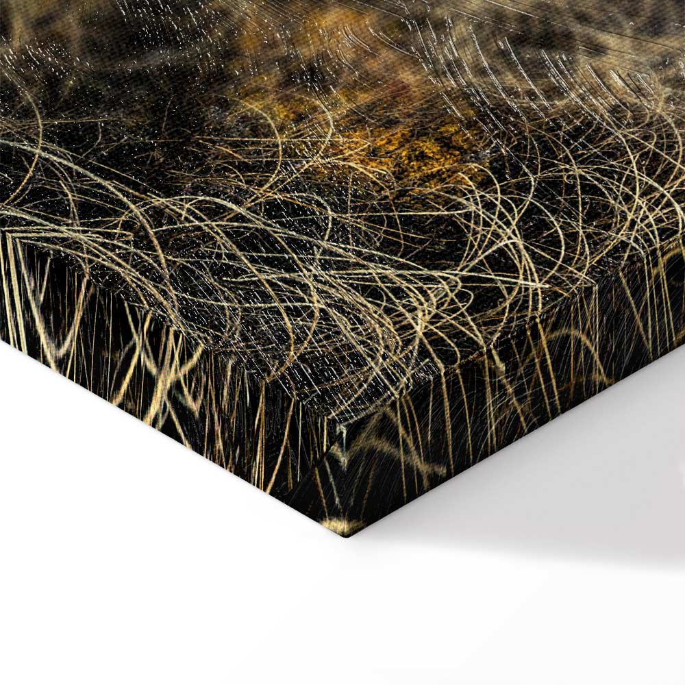 Autumn Wetlands Lake Landscape Canvas Print