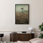 Lakeshore Trees Landscape Canvas Print