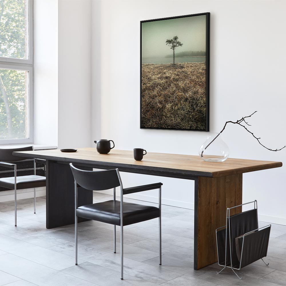 Lakeshore Trees Landscape Canvas Print