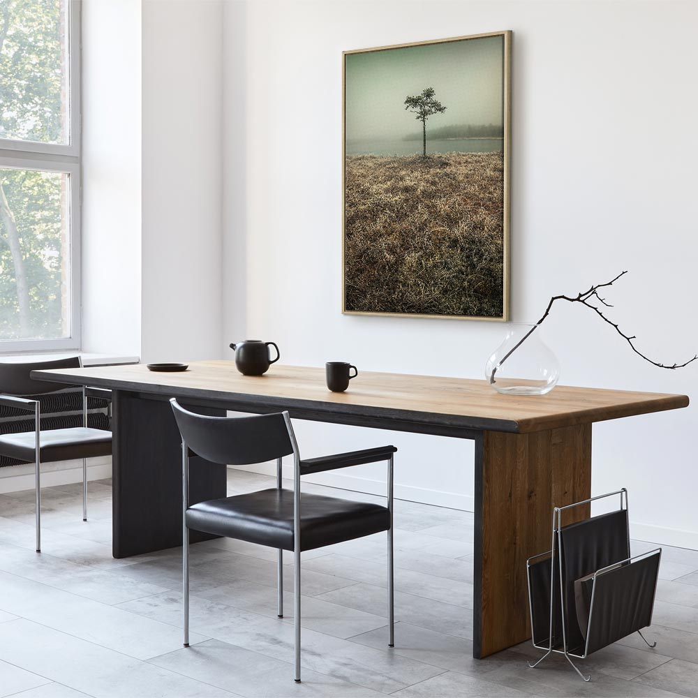 Lakeshore Trees Landscape Canvas Print