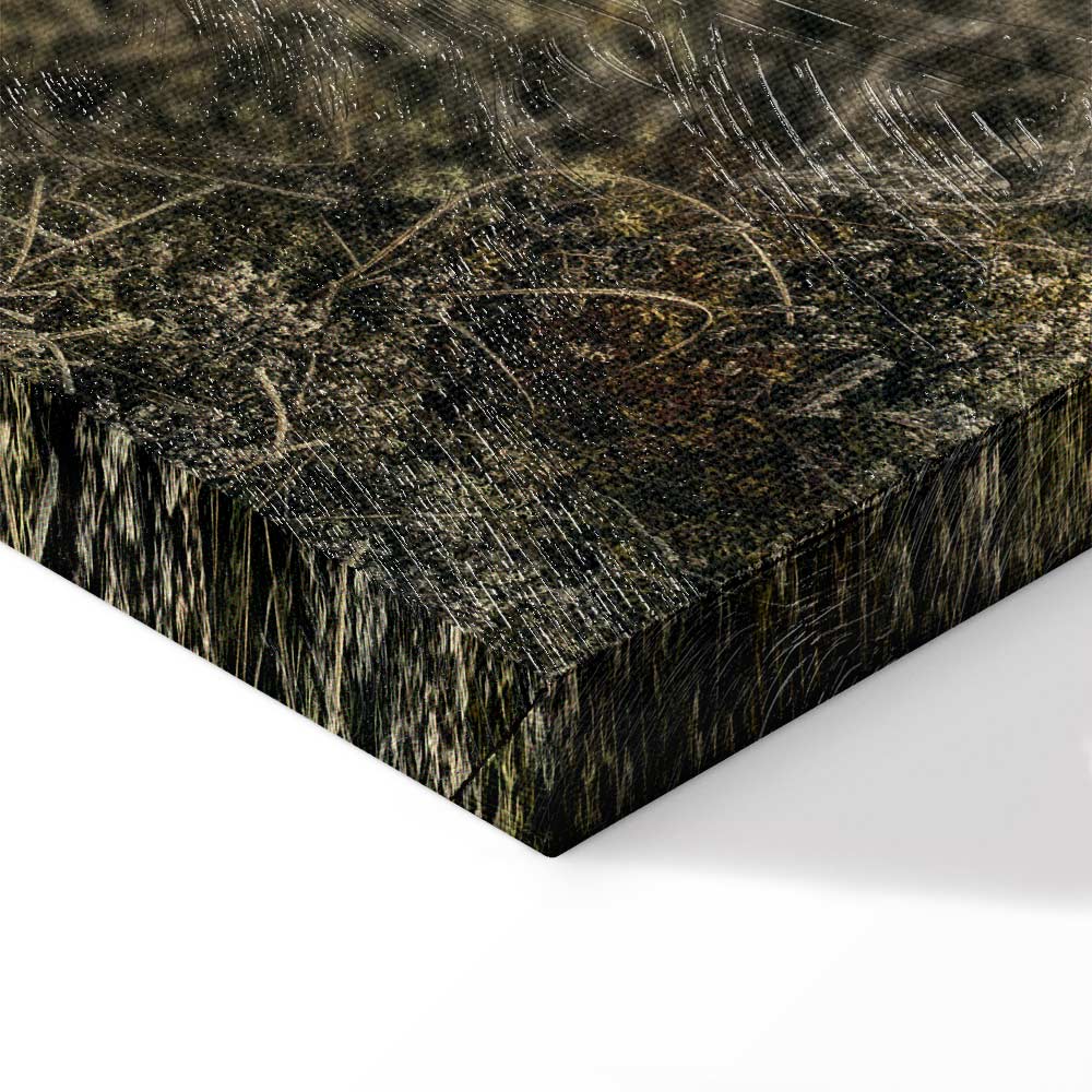 Lakeshore Trees Landscape Canvas Print