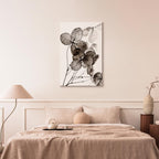 Transparent Clover Floral Canvas Print