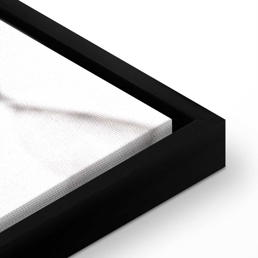 Transparent Clover Floral Canvas Print