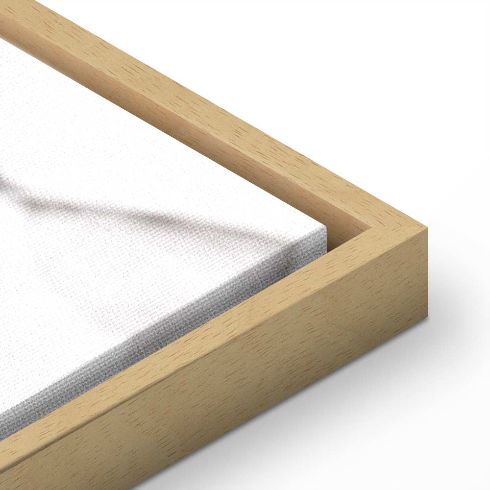 Transparent Clover Floral Canvas Print