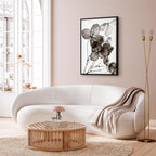 Transparent Clover Floral Canvas Print