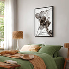Transparent Clover Floral Canvas Print