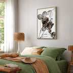 Transparent Clover Floral Canvas Print