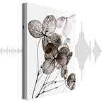 Transparent Clover Floral Canvas Print