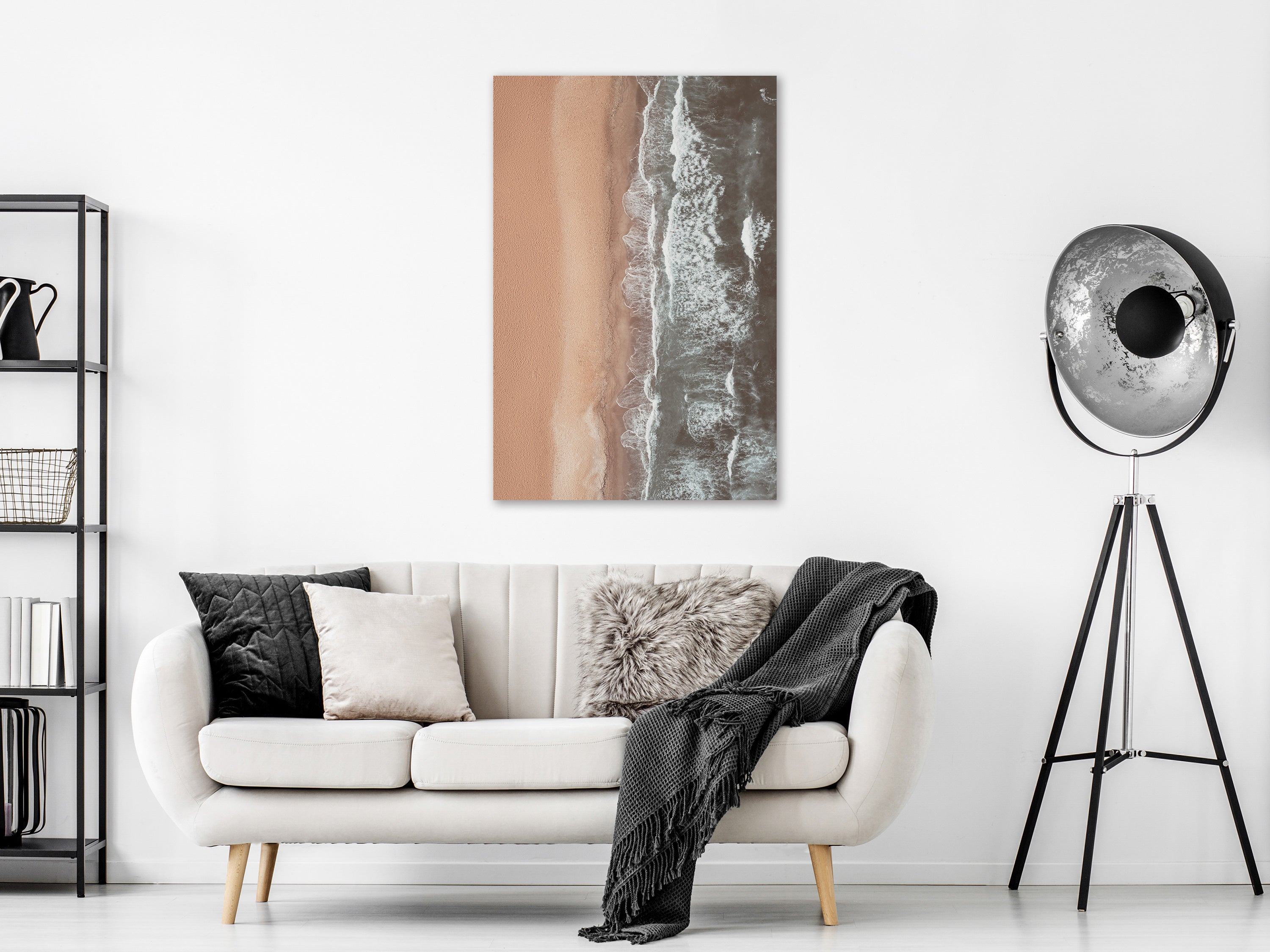 Canvas Print Shore Line Vertical 1 Part