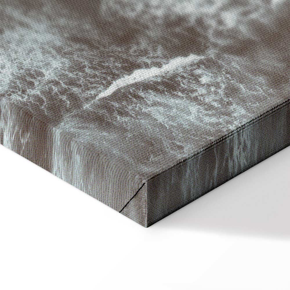 Shoreline Sea and Sand Vertical Canvas Print