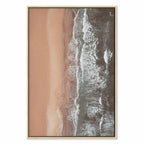 Shoreline Sea and Sand Vertical Canvas Print