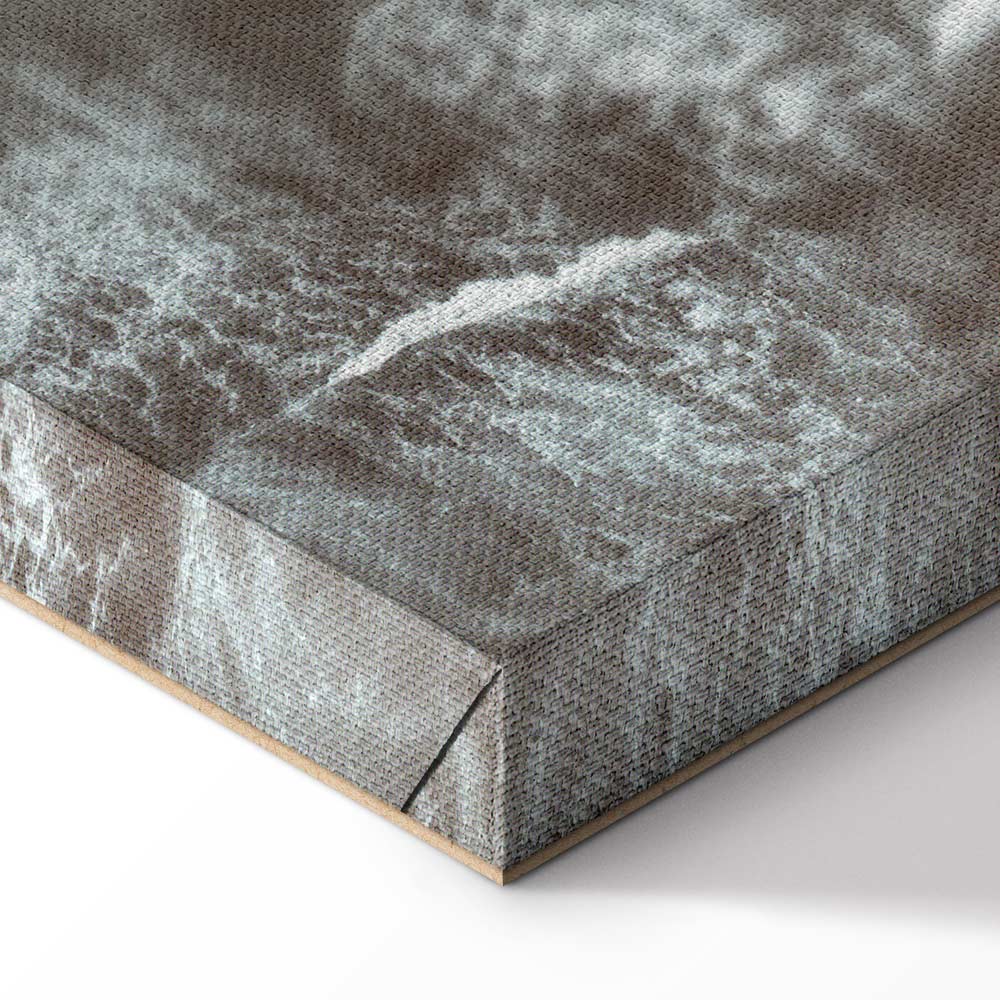 Shoreline Sea and Sand Vertical Canvas Print