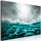 Canvas Print Restless Ocean Wide (1 Part)