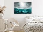 Canvas Print Restless Ocean Wide (1 Part)