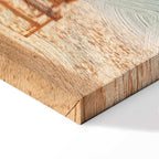 Palm Umbrella Tropical Beach Canvas Print