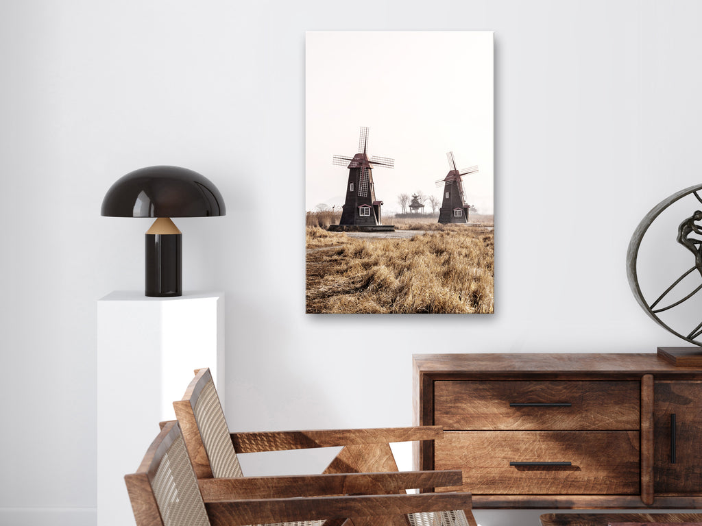 Canvas Print - Wooden Windmill (1 Part) Vertical