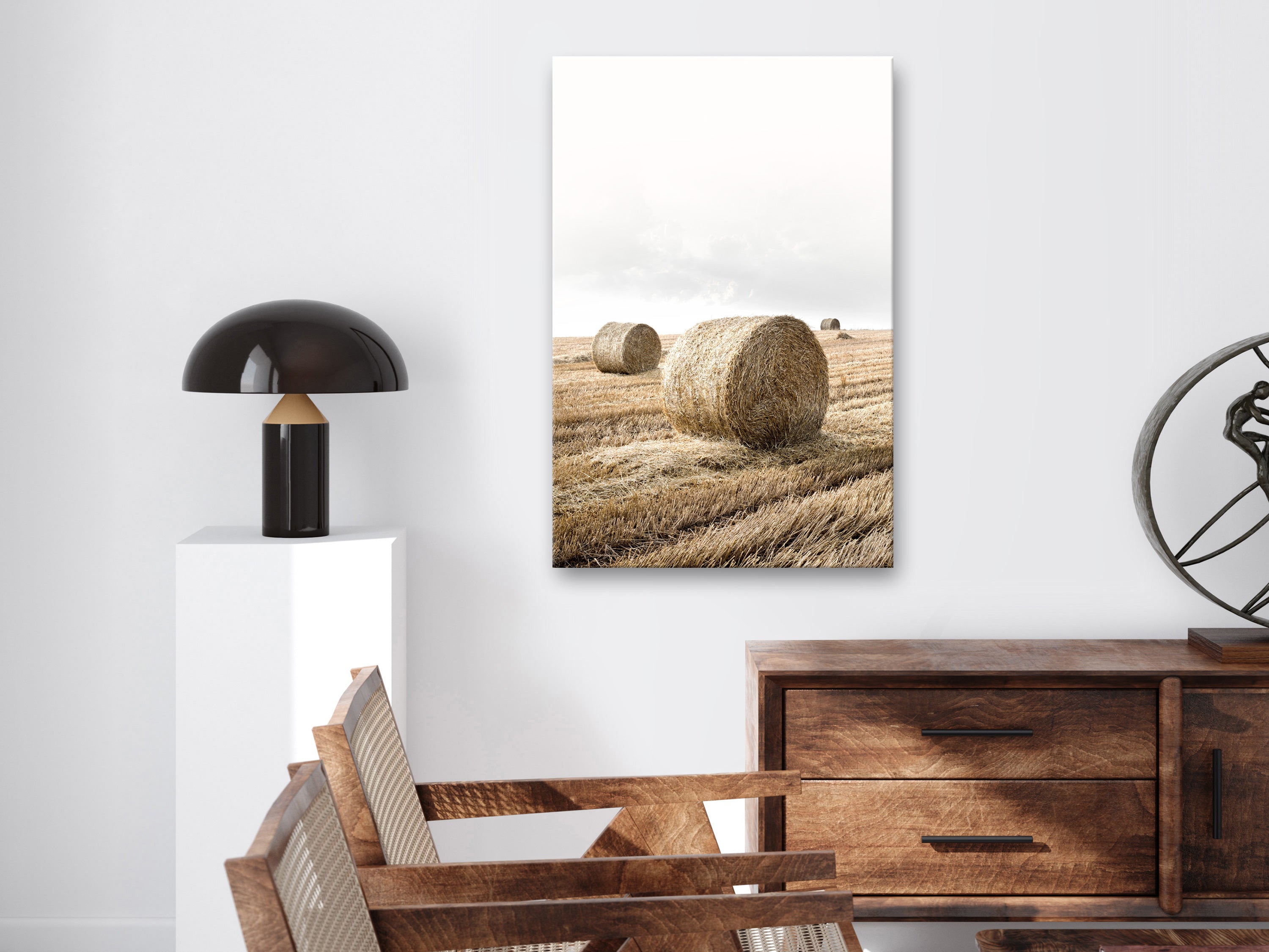 Canvas Print Hay Vertical 1 Part