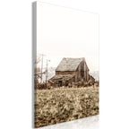 Canvas Print Abandoned Ranch Vertical 1 Part