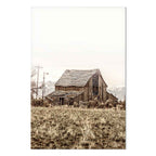 Abandoned Ranch Rustic Landscape Canvas Print
