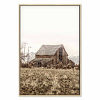 Abandoned Ranch Rustic Landscape Canvas Print